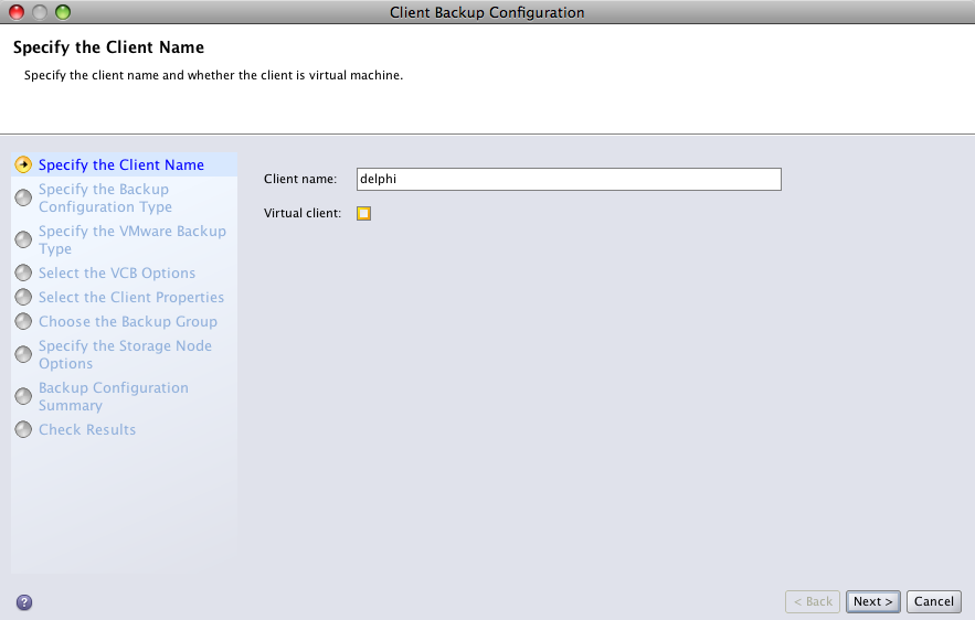 Oracle Client Configuration Step 1