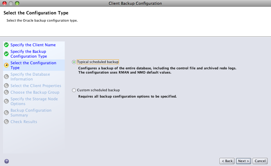 Oracle Client Configuration Step 3