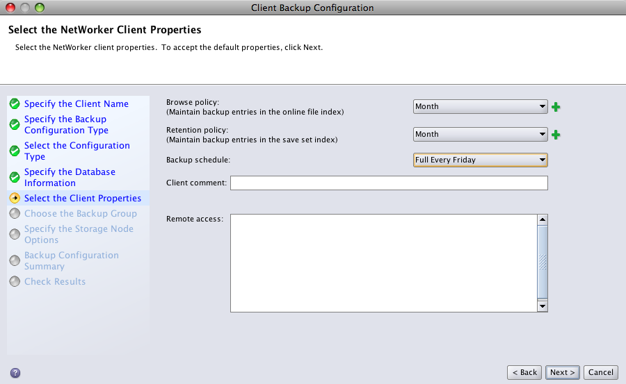 Oracle Client Configuration Step 5
