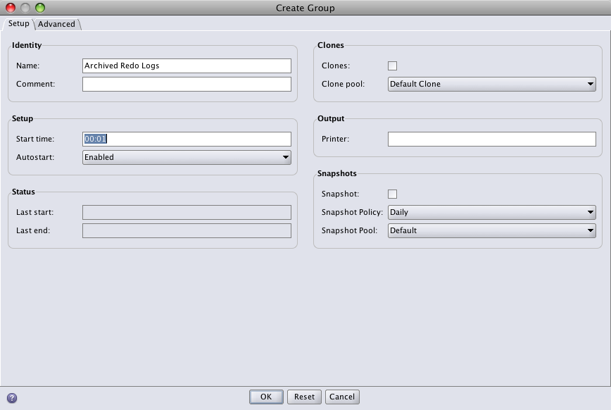 Group settings in NMC (1 of 2)